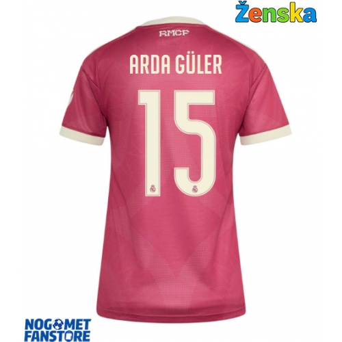Real Madrid Arda Guler #15 Rezervni Dres za Ženska 2026-27 Kratak Rukav